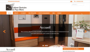 Cabinet Dentaire du Pays Blanc : Site web