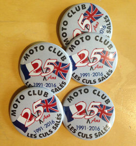 Moto Club les Culs Salés - badge