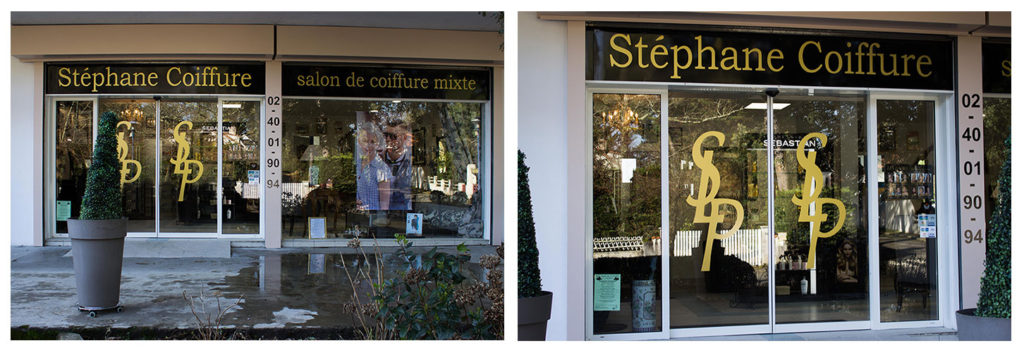 Stephane Coiffure Marquages extérieurs