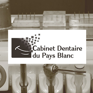 Cabinet Dentaire du Pays Blanc : logo, enveloppe, site web , evenementiel