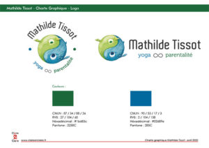 Charte Graphique logo Mathilde Tissot