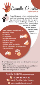 flyer Camille Chavoix création impression