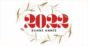 bonne année Claire & Claire Logo, site web, carte visite