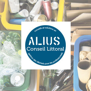 Alius Conseil Littoral logo carte de visite impression création