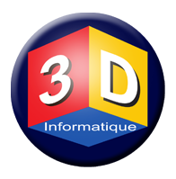 Logo 3D informatique refonte