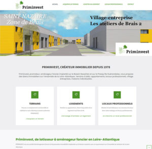 Priminvest refonte du site web