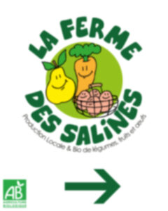 Ferme Des Salines enseigne flechage Assérac