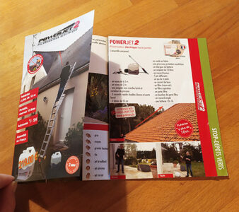 Dépliant promotionnel mise en page