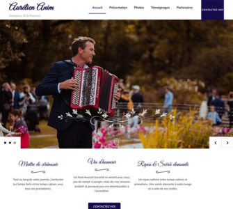 Aurelien Berthe animateur mariage Site Web