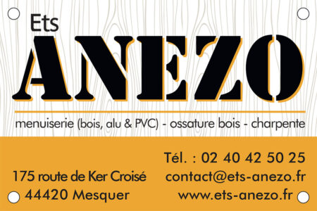 Anezo : panneau de chantier