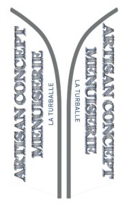 Voile plume Artisan concept menuiserie